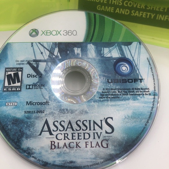 Assassin's Creed IV Black Flag Xbox 360 Rated M Pirates Battle Looting Fighting - Picture 4 of 5